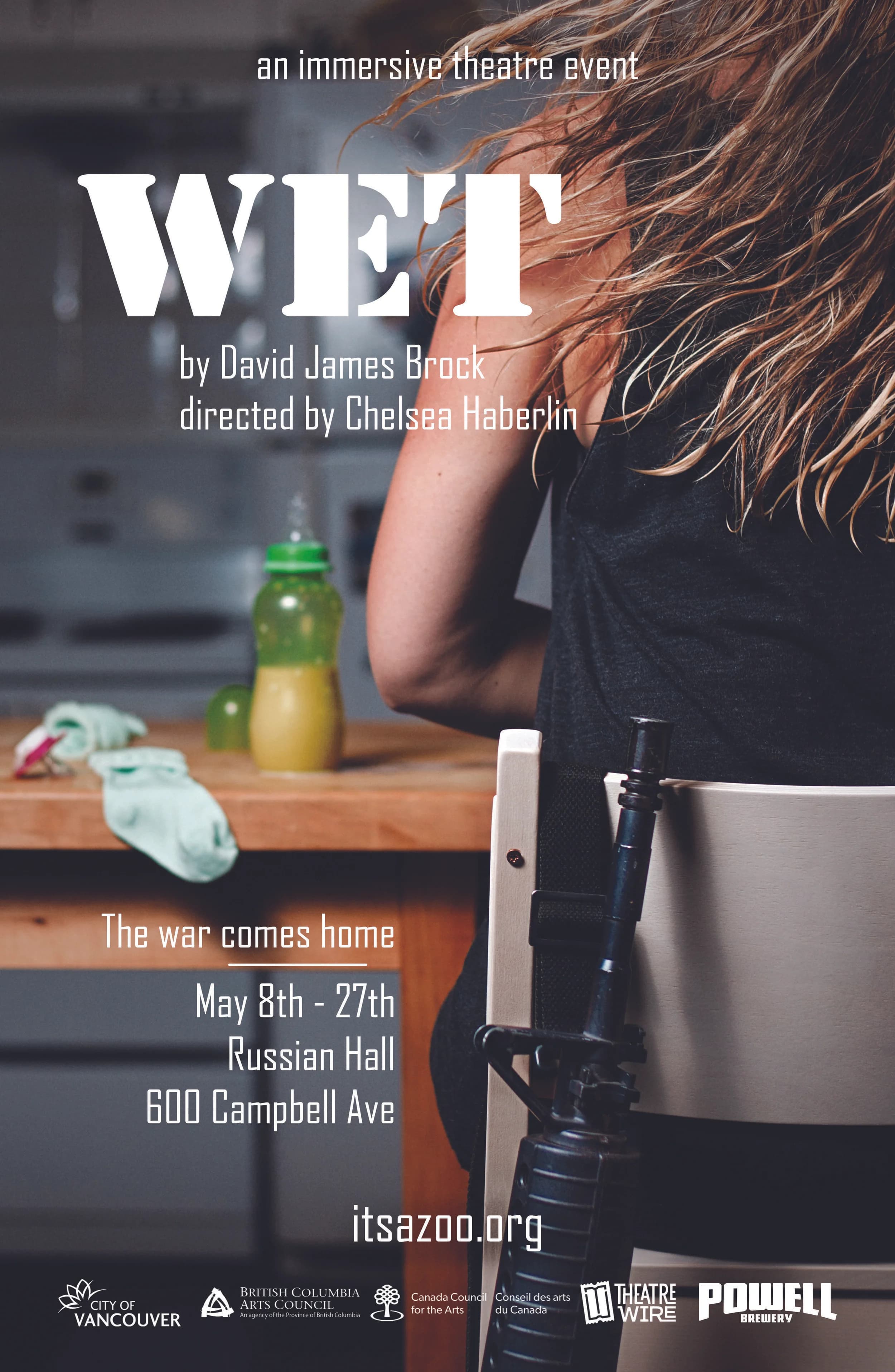Poster for ITSAZOO Productions’ Wet